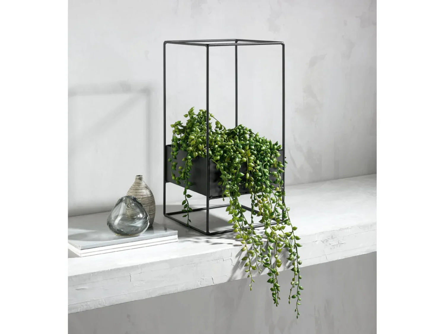LIVARNO home Pot de fleurs avec cadre mtallique