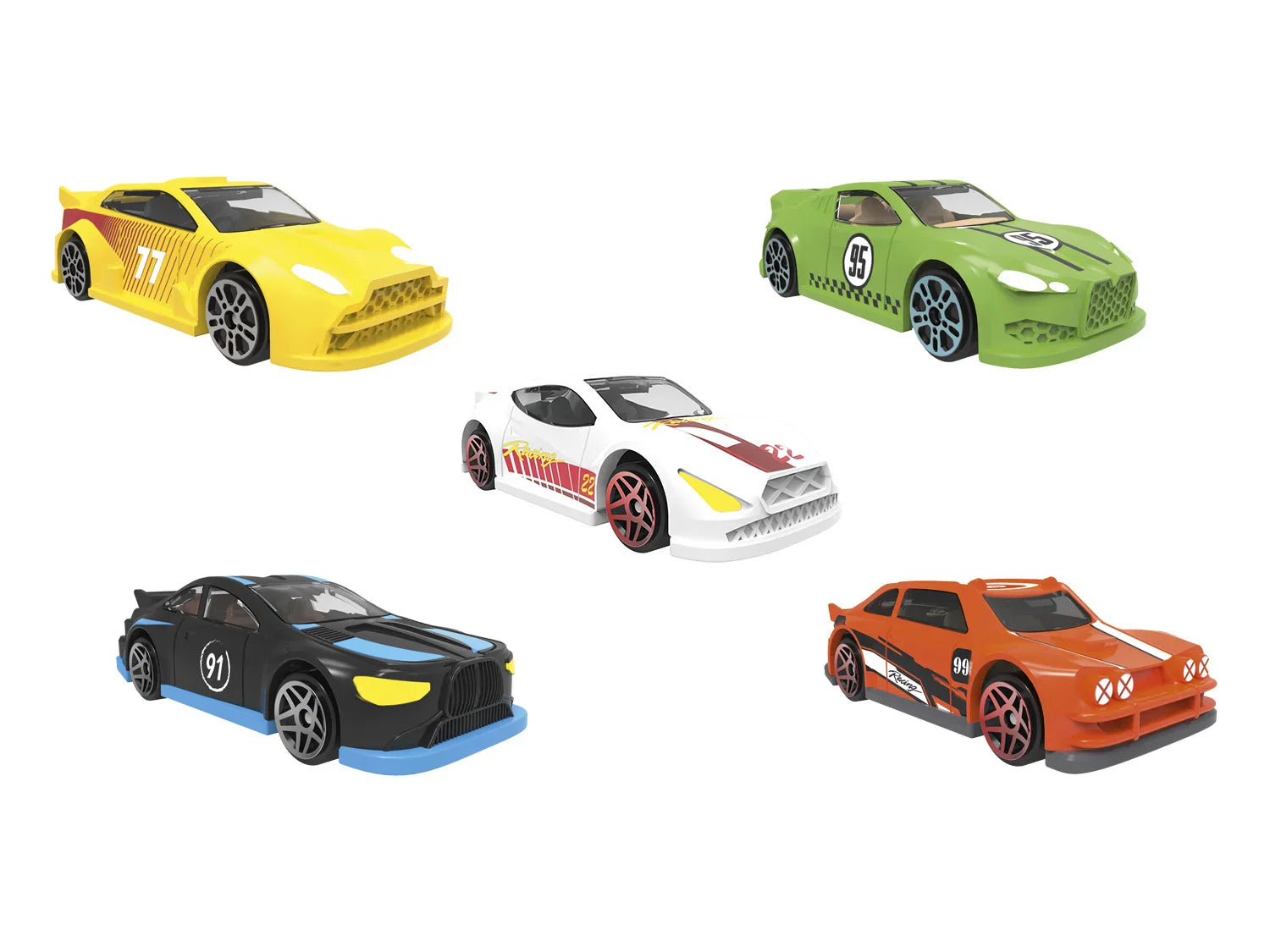 Playtive Coffret de vhicules, 5 pices