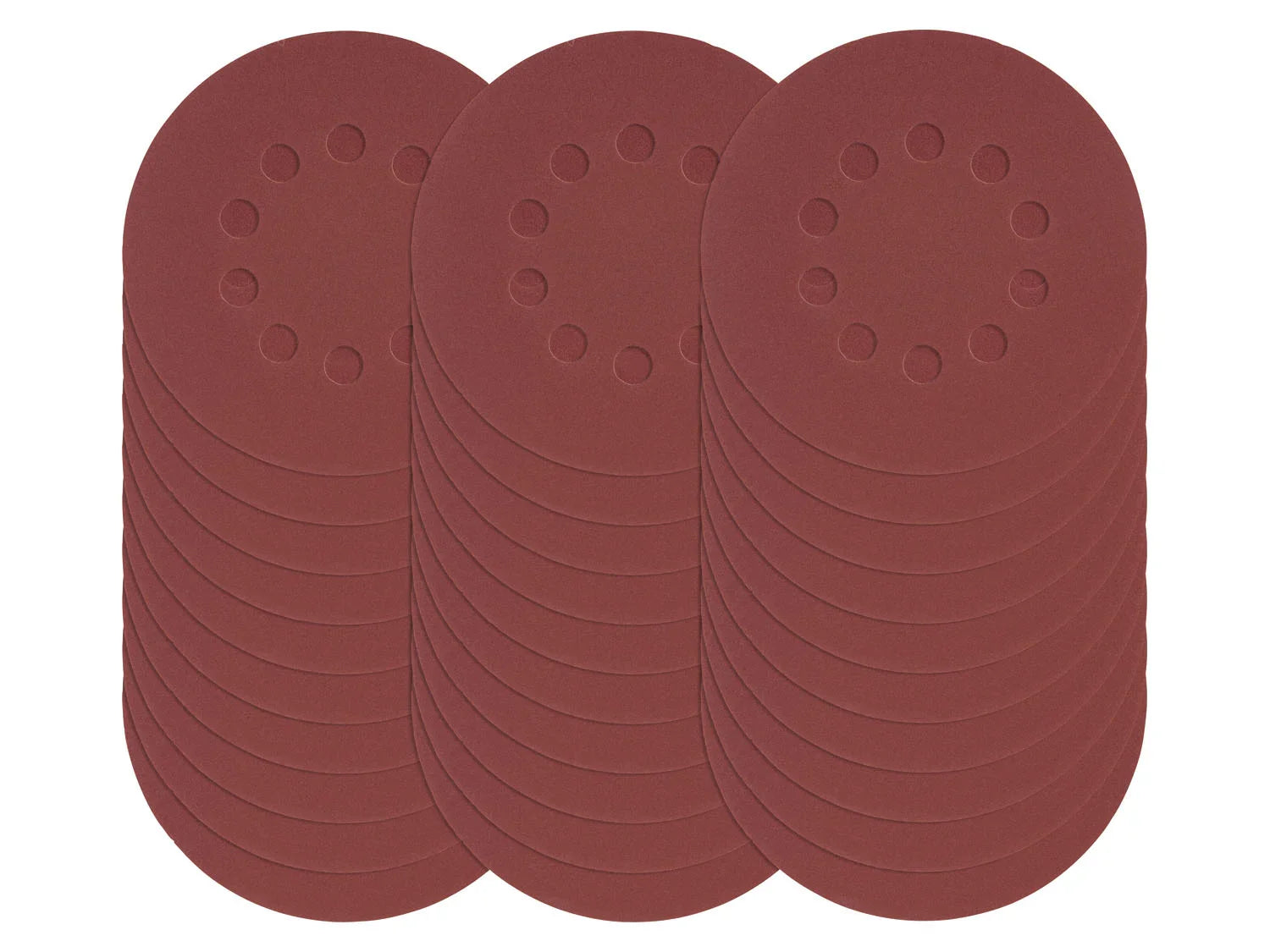 PARKSIDE Set de feuilles abrasives, pour meuleuses excentriques
