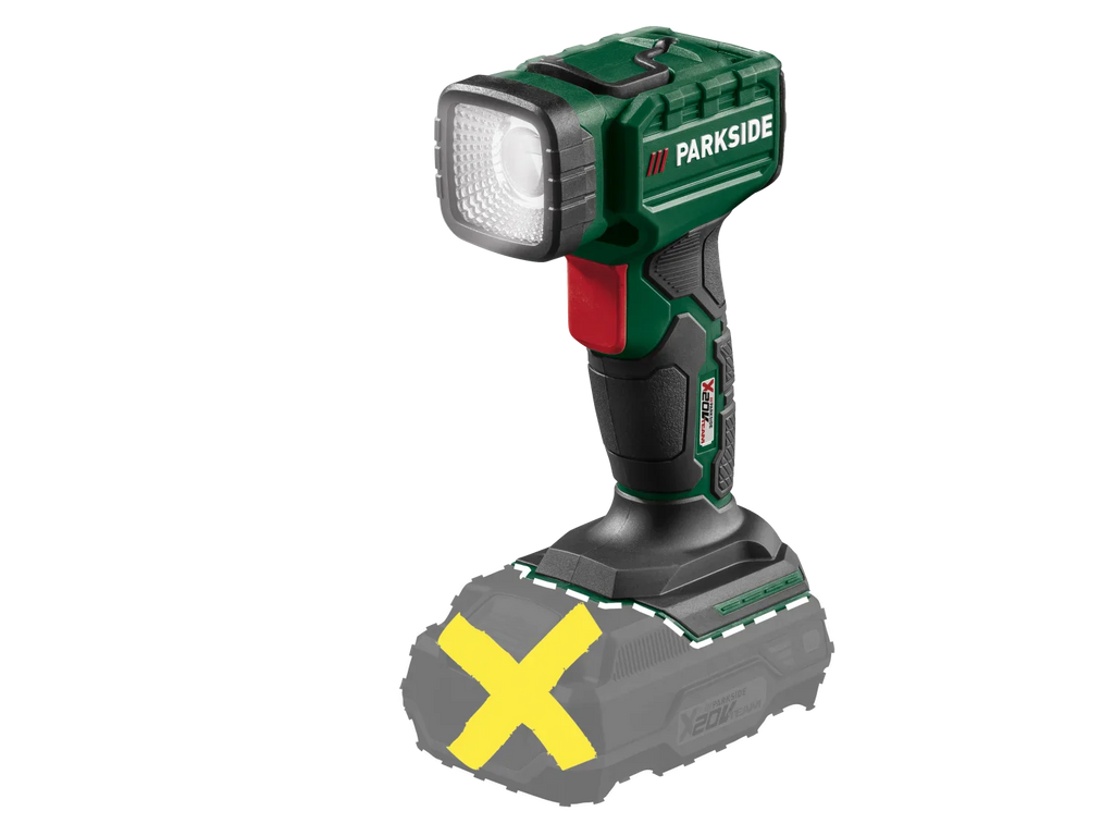 PARKSIDE Lampe torche  LED, 280 lm, 20 V