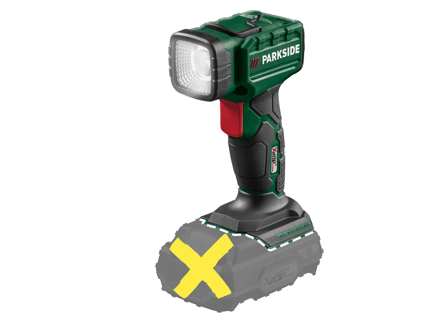 PARKSIDE Lampe torche  LED, 280 lm, 20 V