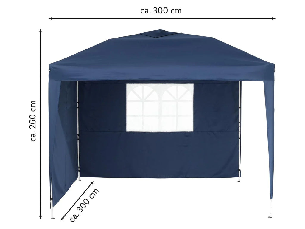 LIVARNO home Tonnelle pliante de jardin en aluminium, 3 x 2,6 x 3 m