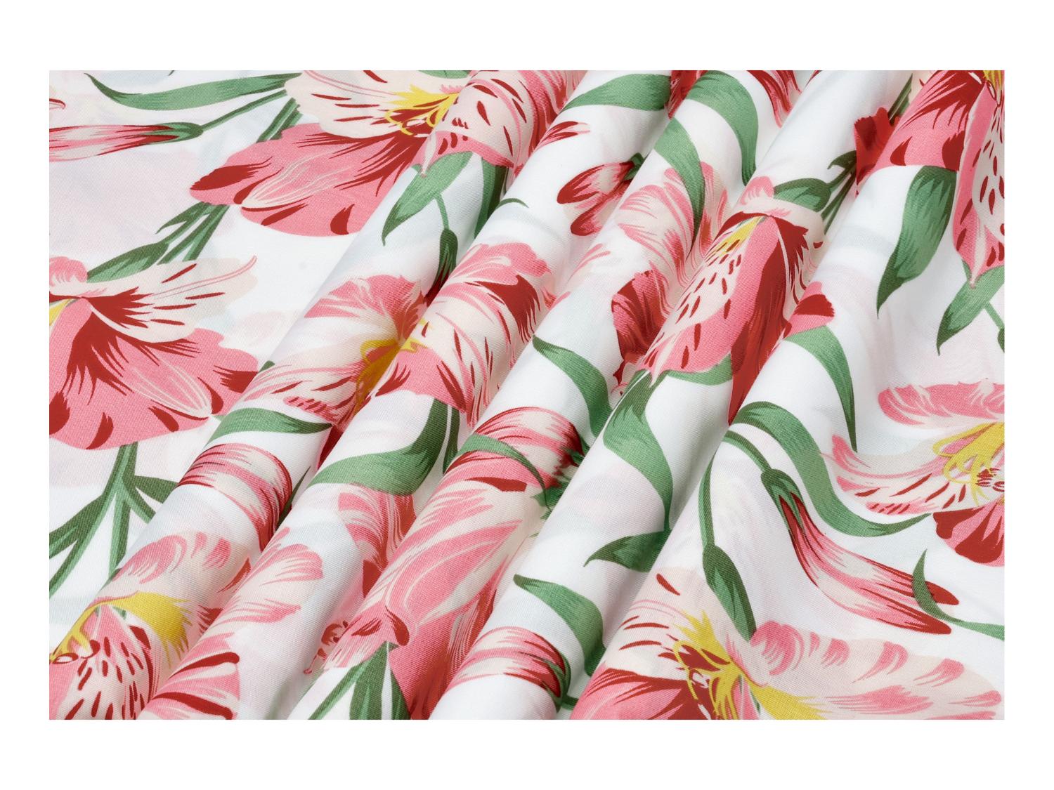 LIVARNO Parure de lit en satin microfibre, 240 x 220 cm