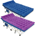 2-pack camping cots with mattresses, comfortable sleeping beds, adult camping cots, 2-person folding beds, heavy-duty sleeping beds