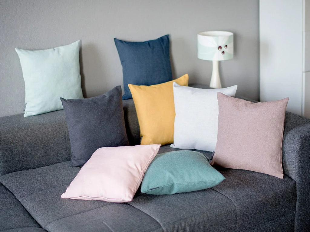 MAGMA Lot de 2 housses de coussin, 40 x 40 cm ou 50 x 50 cm