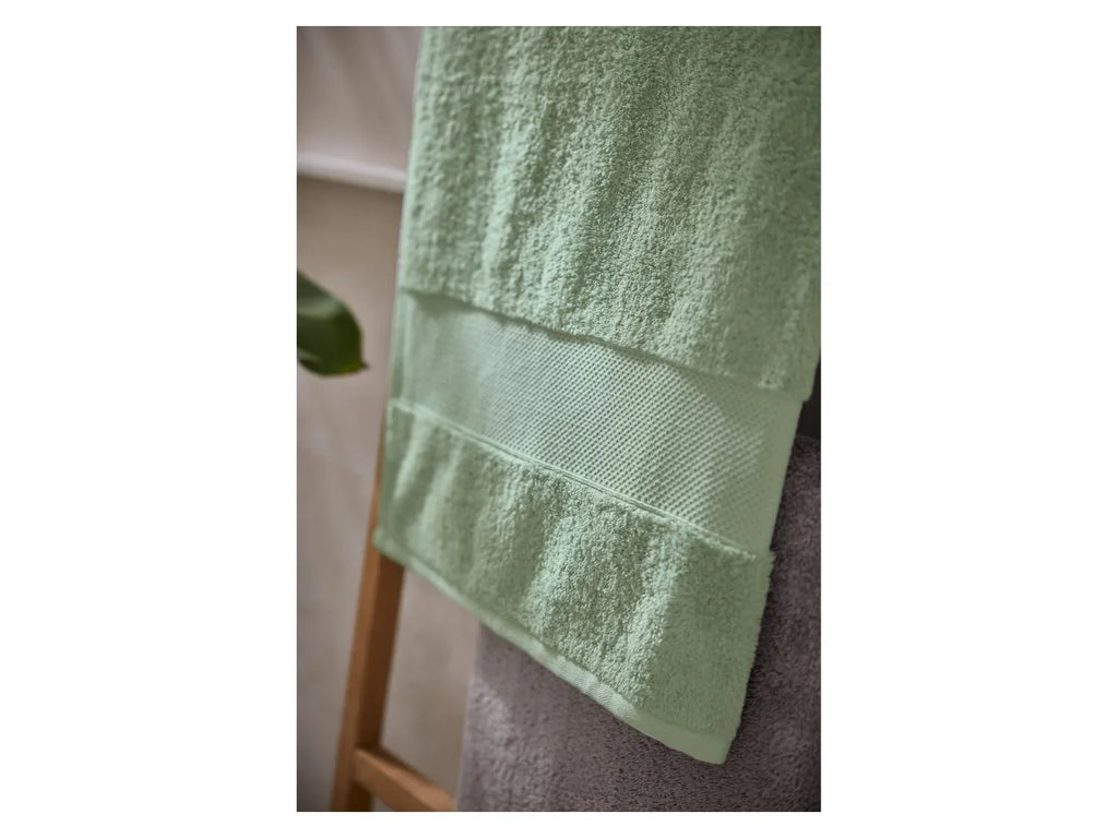 LIVARNO Lot de 2 serviettes de toilette Premium, 50 x 100 cm