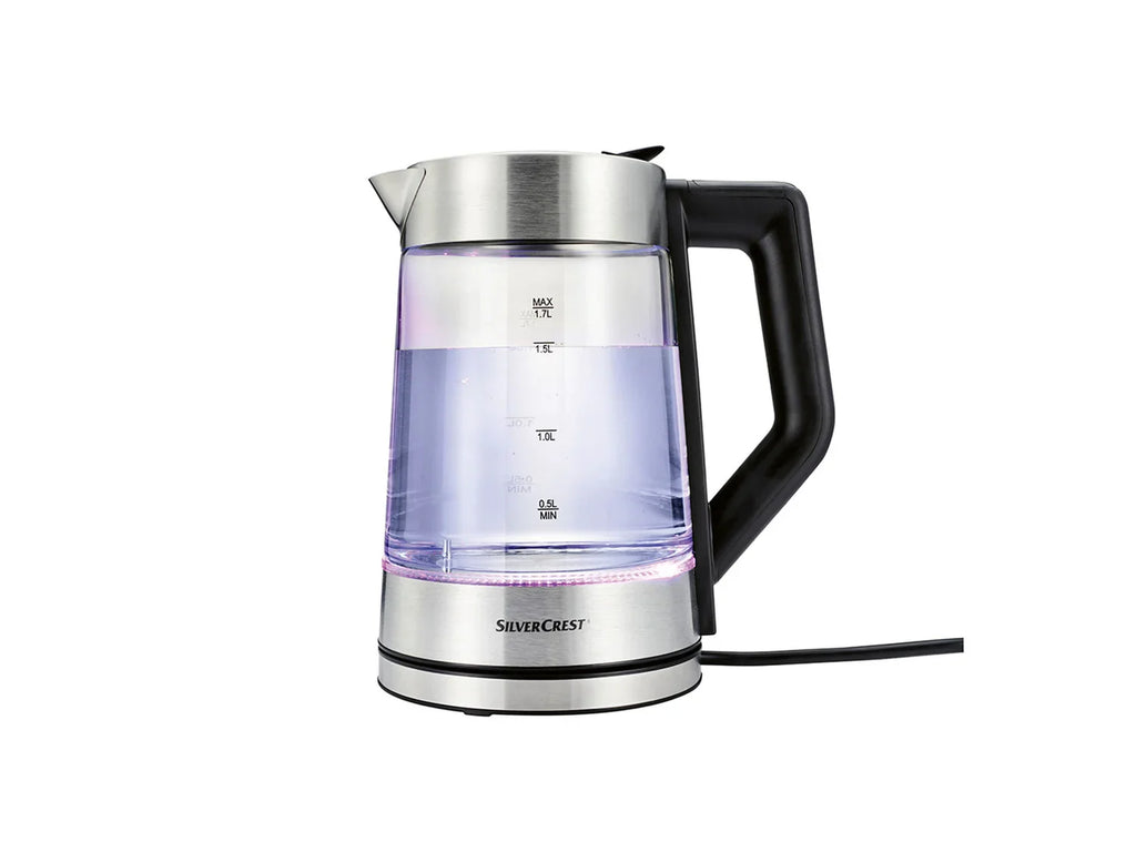 SILVERCREST KITCHEN TOOLS Bouilloire en verre, 1,7 L