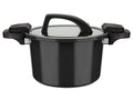 Casserole basse consommation GSW, couvercle en verre avec soupape  vapeur, en aluminium, revtement anti-adhsif