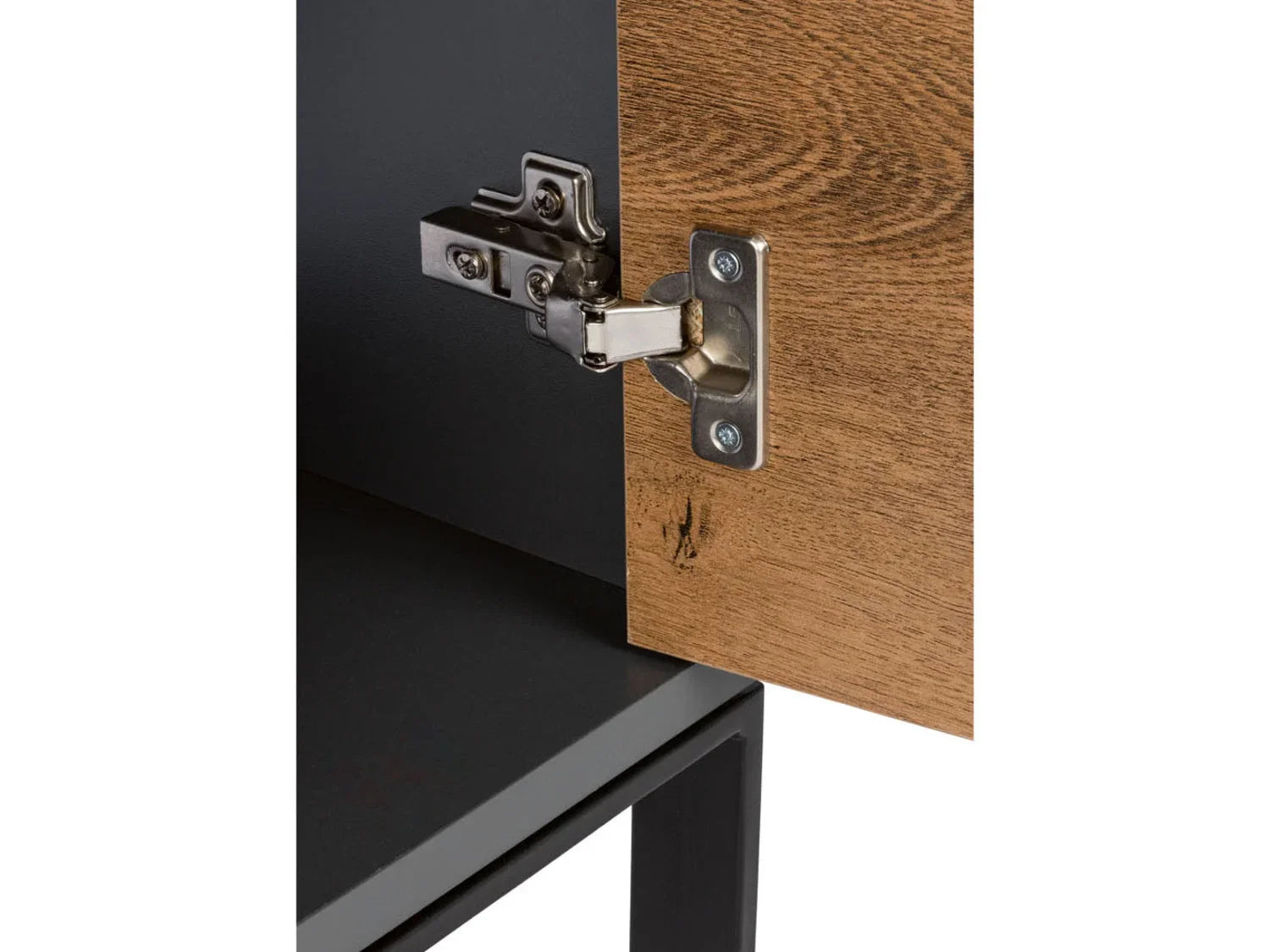 LIVARNO home Armoire latrale de salle de bain San Diego, 34 x 119 x 33 cm, imitation chne/anthracite