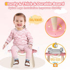 Kikidex Magnetic Drawing Board. Toddler Girl Toys for 1-3 Year Old. Doodle Board Pad Learning and Educational Toys for 1 2 3 Year Old Baby Kids Birthday Gift (Soft Pink)