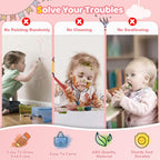 Kikidex Magnetic Drawing Board. Toddler Girl Toys for 1-3 Year Old. Doodle Board Pad Learning and Educational Toys for 1 2 3 Year Old Baby Kids Birthday Gift (Soft Pink)