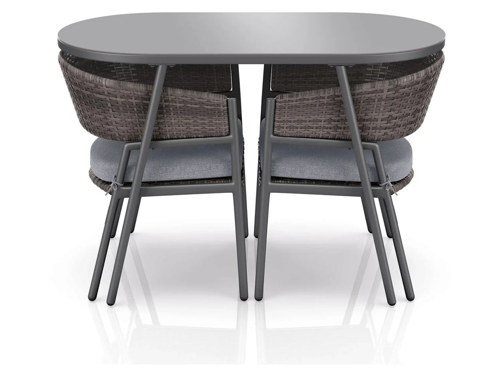 LIVARNO home Salon de balcon en acier, 3 pices