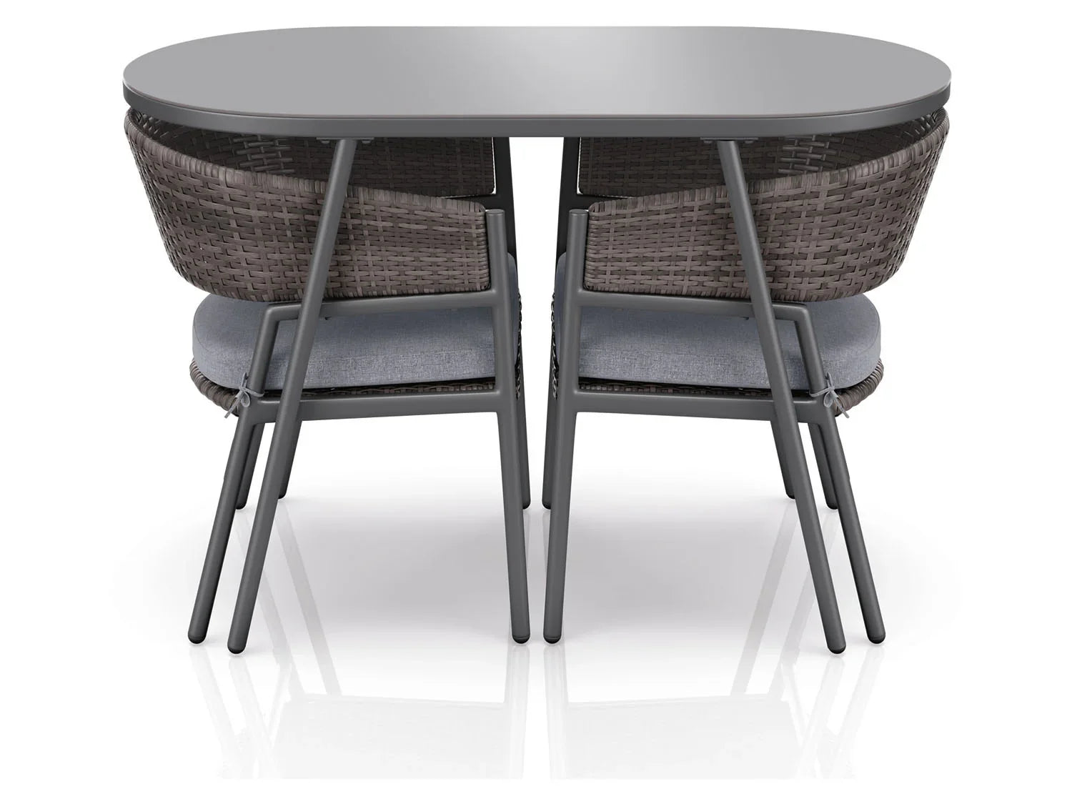 LIVARNO home Salon de balcon en acier, 3 pices