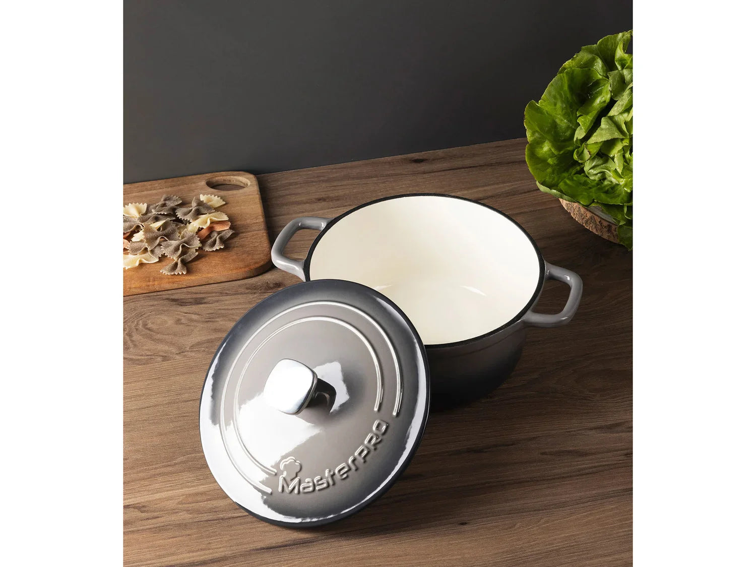 Masterpro Casserole en fonte 22 cm
