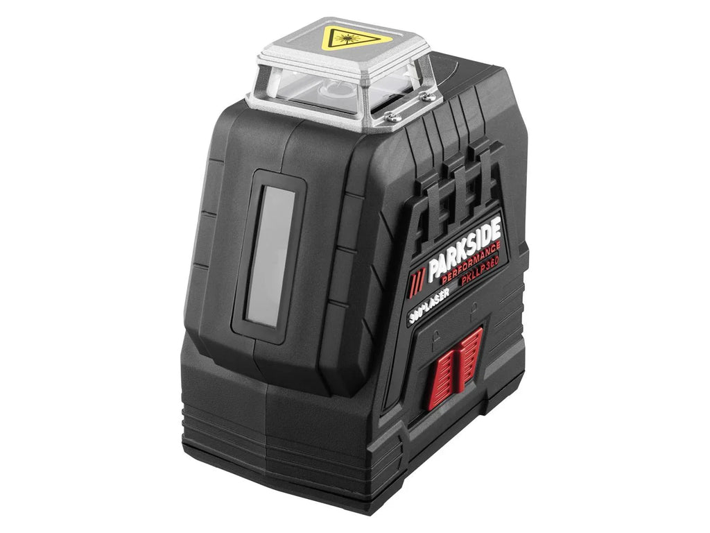 PARKSIDE PERFORMANCE Niveau laser en croix sans fil PKLLP 360 B3, vert, 20 m