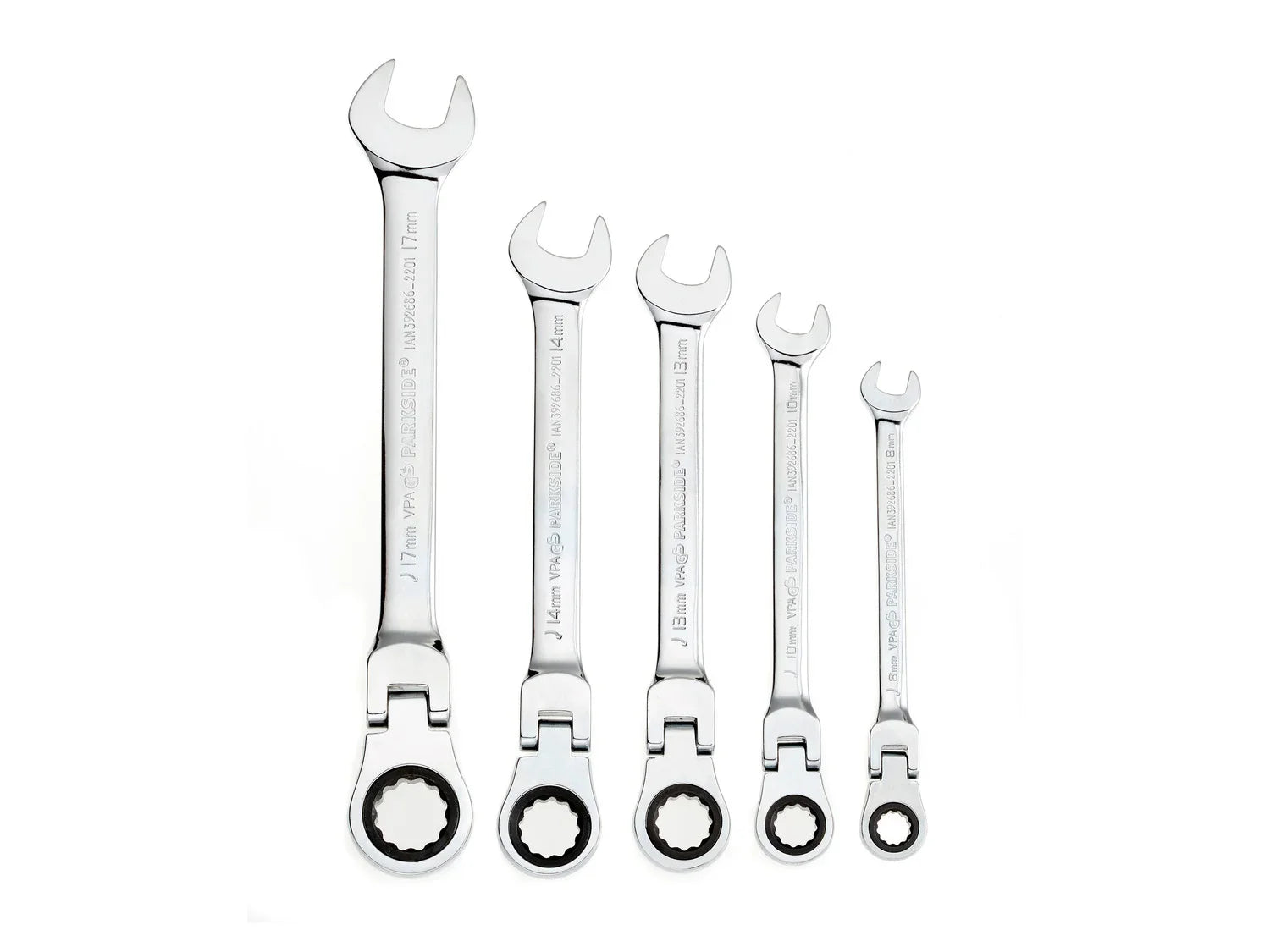 PARKSIDE Set de 5 cls mixtes  cliquet