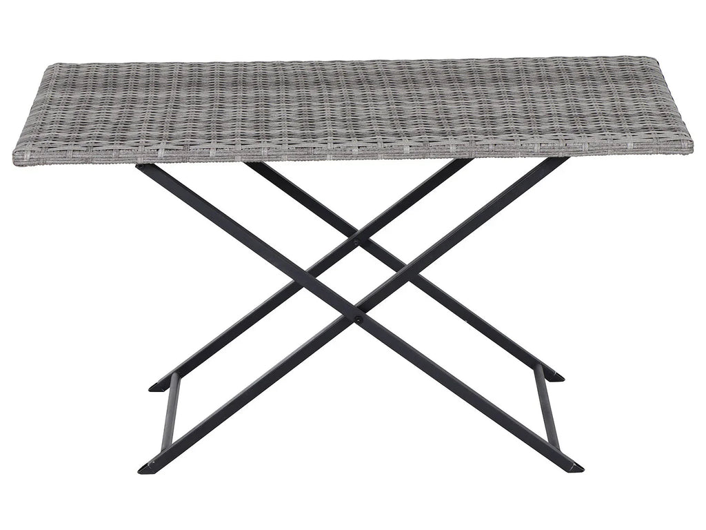 Gardamo Ensemble de jardin Vigo Lounge, 4 pices, gris