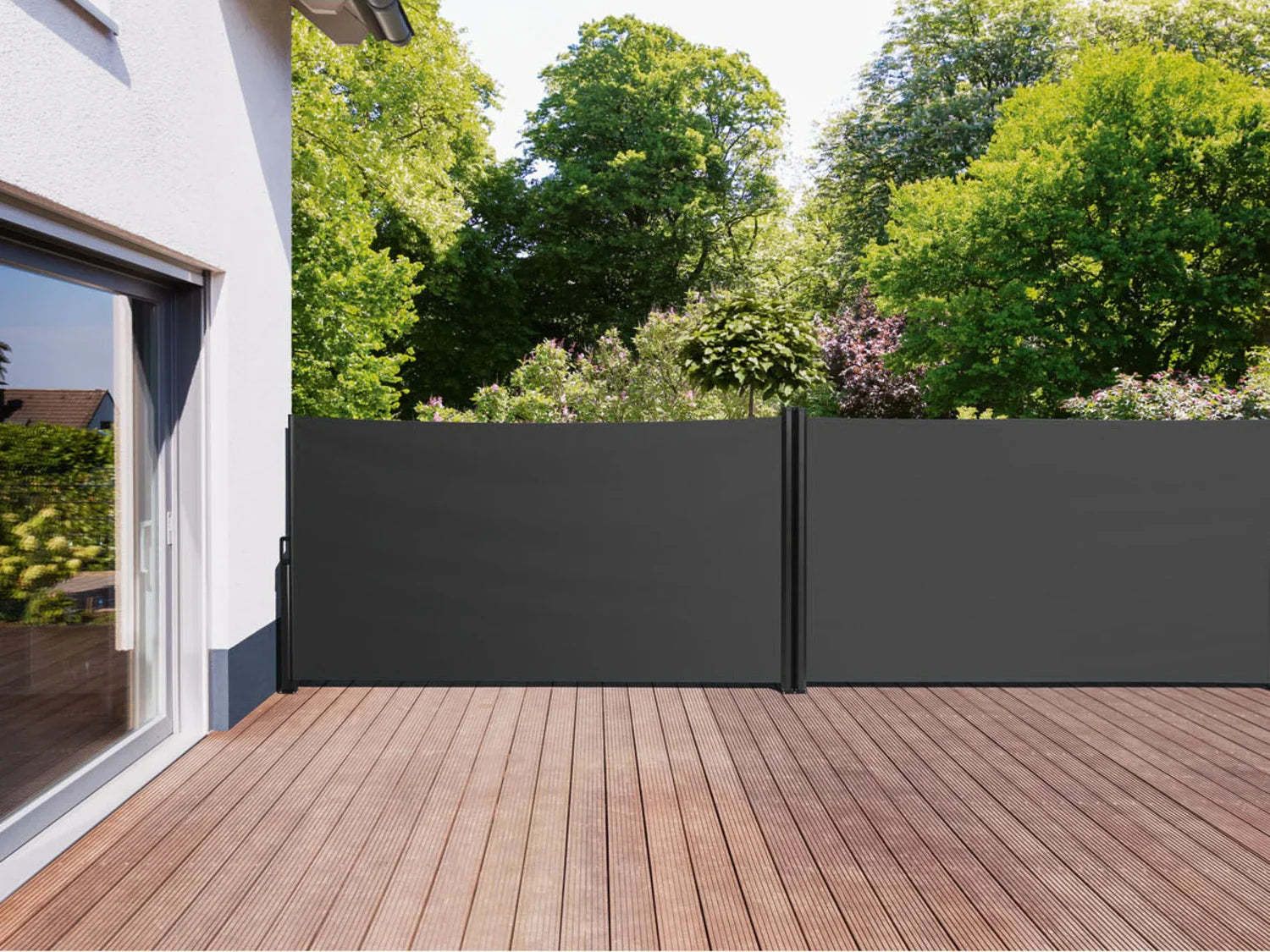 LIVARNO home Store latral double, 160 x 600 cm, anthracite