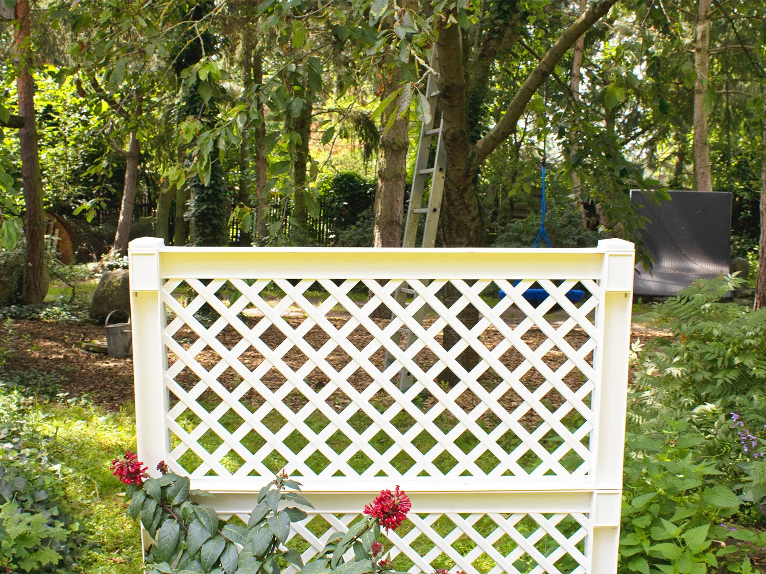 KHW Bac  plantes avec treillis central, l 100 x H 140 x P 43 cm, 110 L