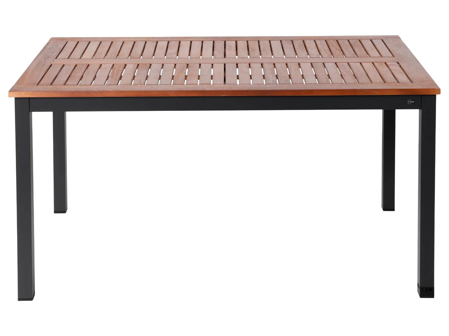 LIVARNO home Table de jardin + Lot de 4 fauteuils pliants tresss Valencia