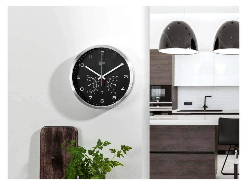 LIVARNO home Horloge murale radioguide