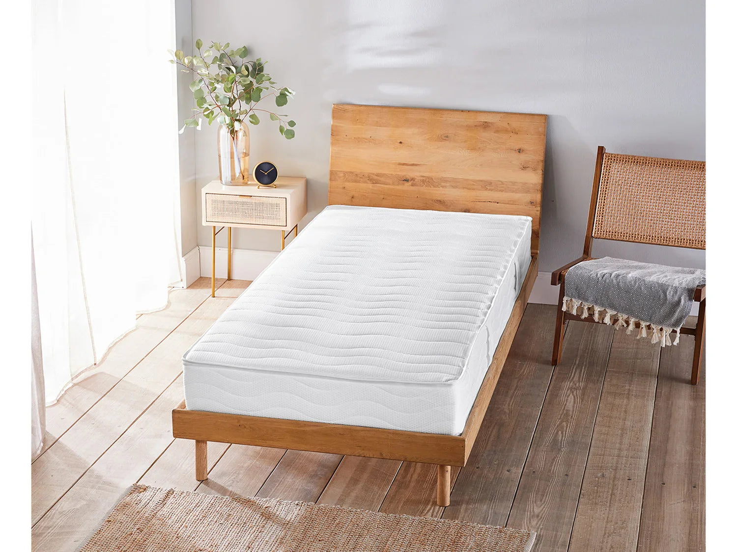 LIVARNO home Matelas  ressorts ensachs, 7 zones, H3, 90 x 190 cm