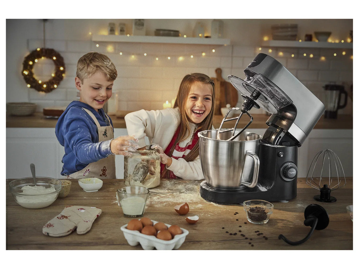 SILVERCREST KITCHEN TOOLS Robot de cuisine SKMP 1300 D3, 1300 W, 6,3 L