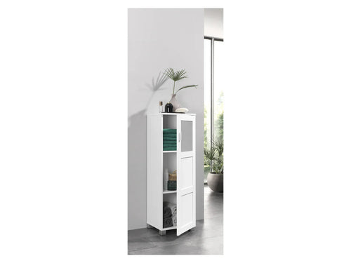 LIVARNO home Colonne de salle de bains Basel, 37 x 115,1 x 34,8 cm, blanche