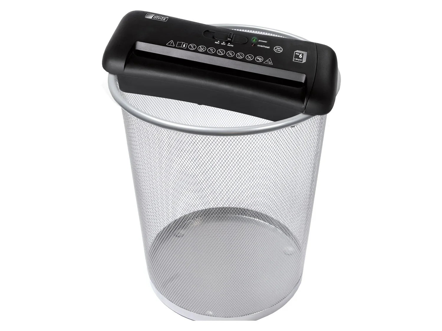 UNITED OFFICE Destructeur de documents portatif