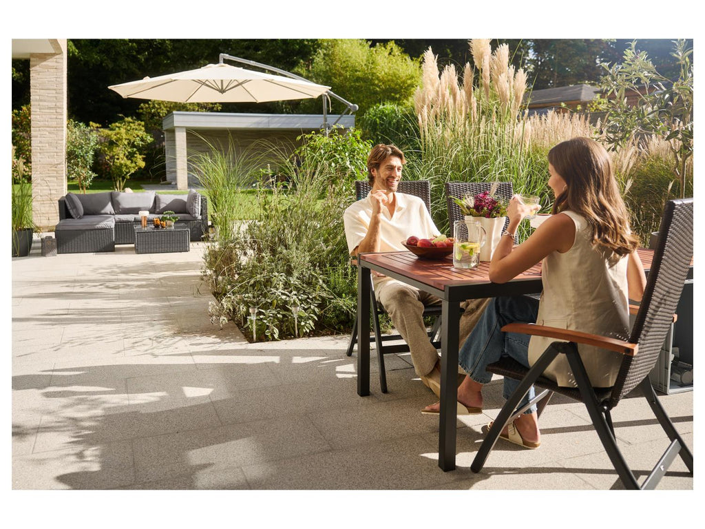 LIVARNO Table de jardin + Lot de 4 fauteuils Valencia