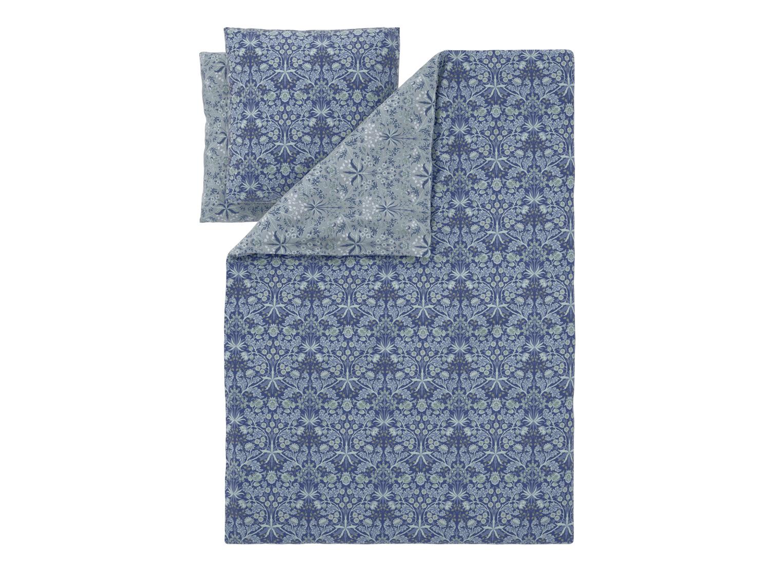 LIVARNO Parure de lit en satin de microfibre / Parure de lit rversible en satin de microfibre, 260 x 240 cm