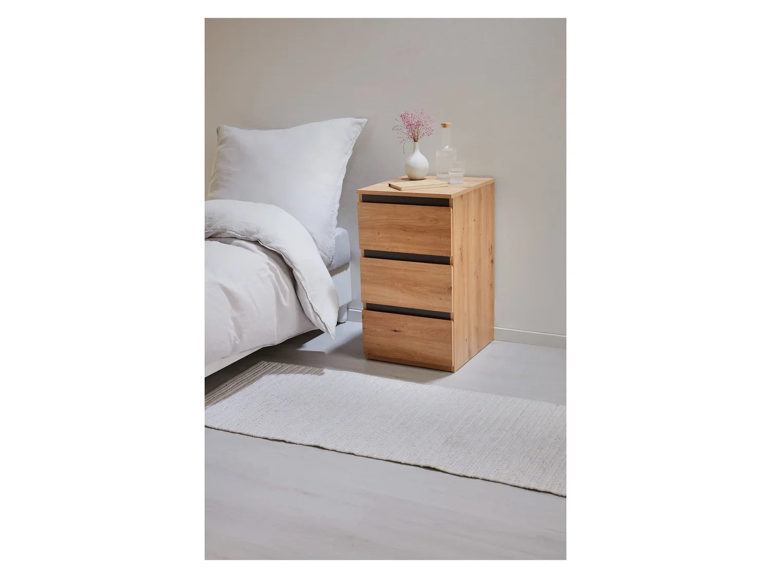 LIVARNO home Commode Genve, 43 x 75,5 x 48 cm, imitation chne