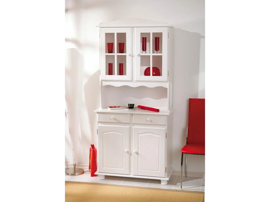 Inter Link Meuble vitrine style champtre, 2 ou 3 portes