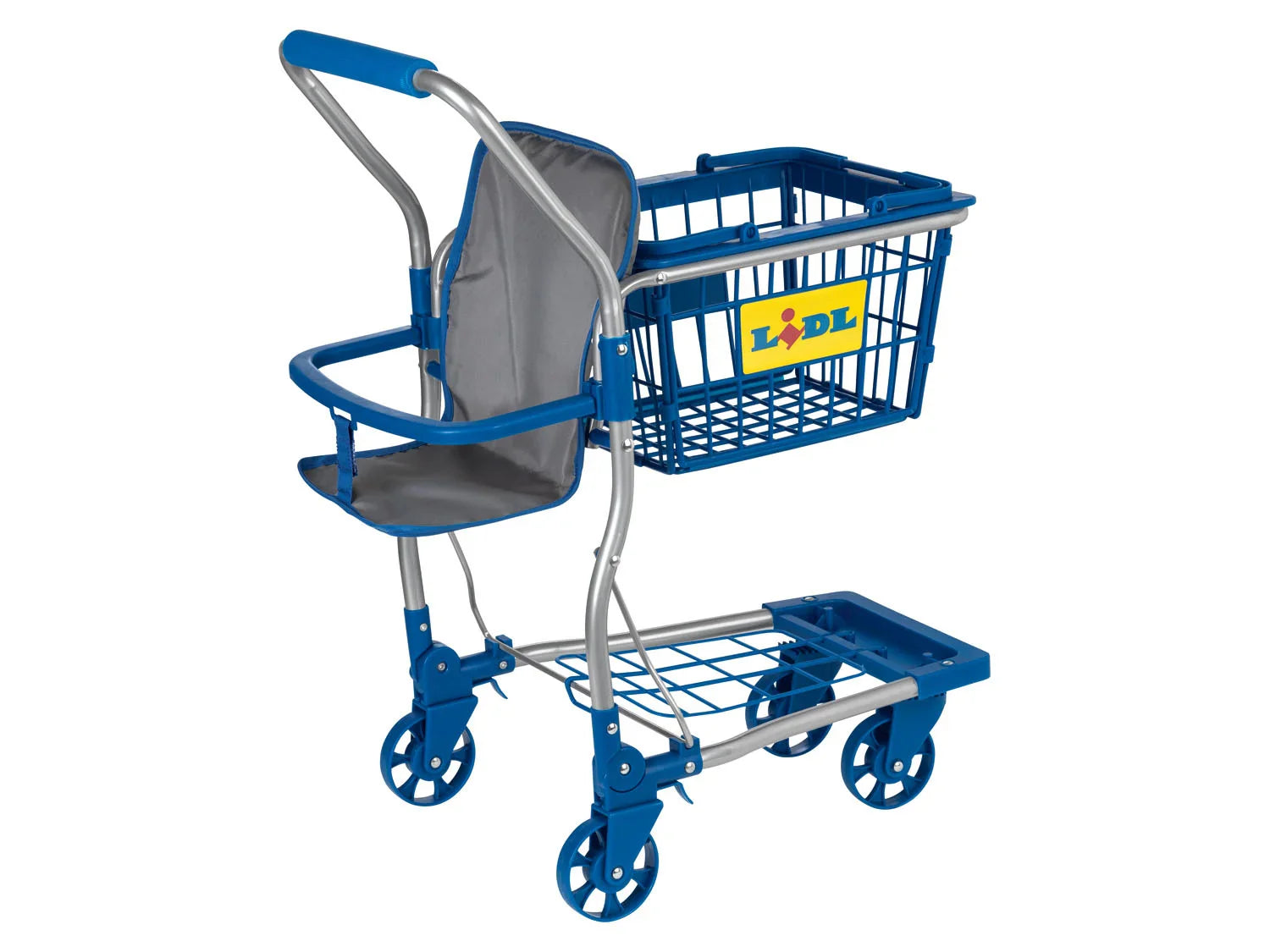 Playtive Caddie, avec panier et assise de poupe
