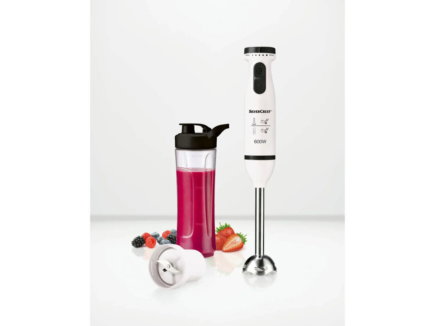 SILVERCREST KITCHEN TOOLS Mixeur plongeant avec appareil  smoothies SSMS 600 A1, 600 W