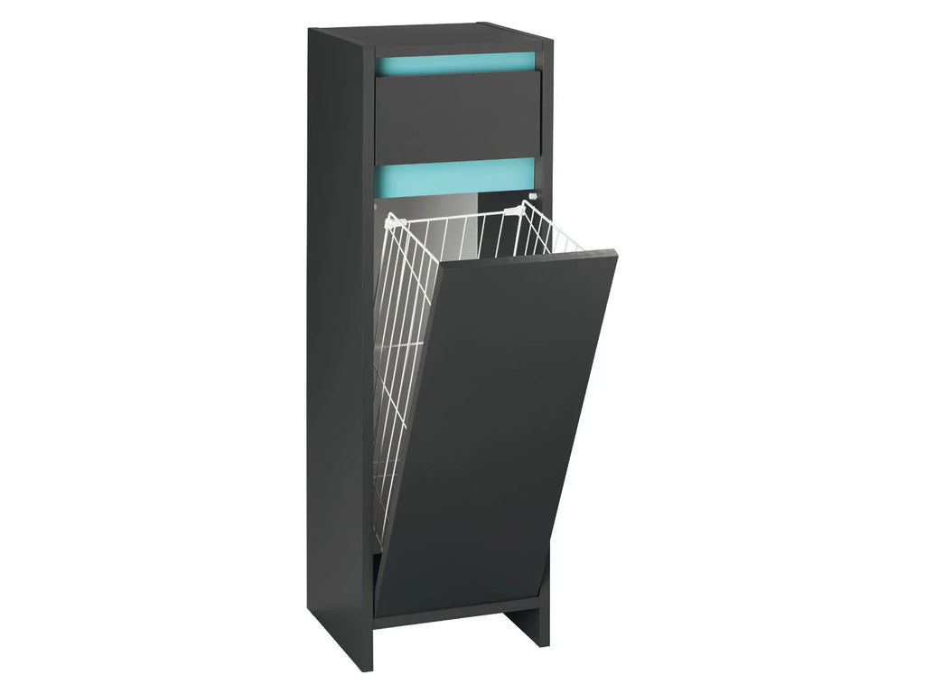 LIVARNO home Armoire latrale de salle de bains Oslo, 32 x 99 x 30 cm, anthracite