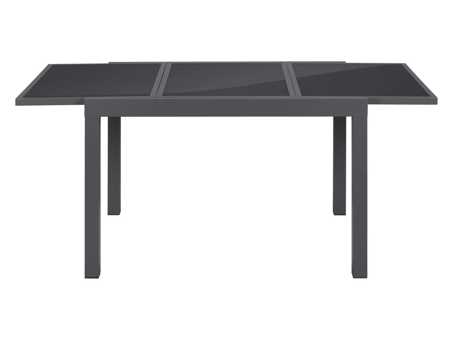 LIVARNO Table de jardin + Lot de 4 fauteuils en aluminium Houston