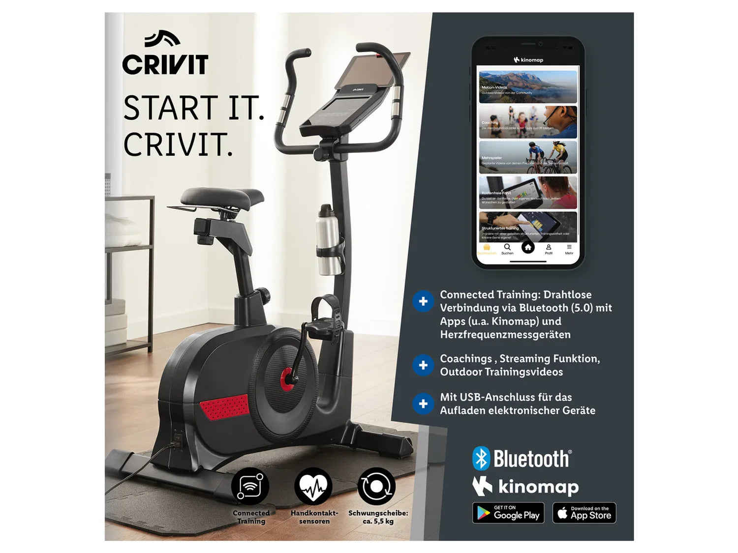 CRIVIT Vlo ergomtre