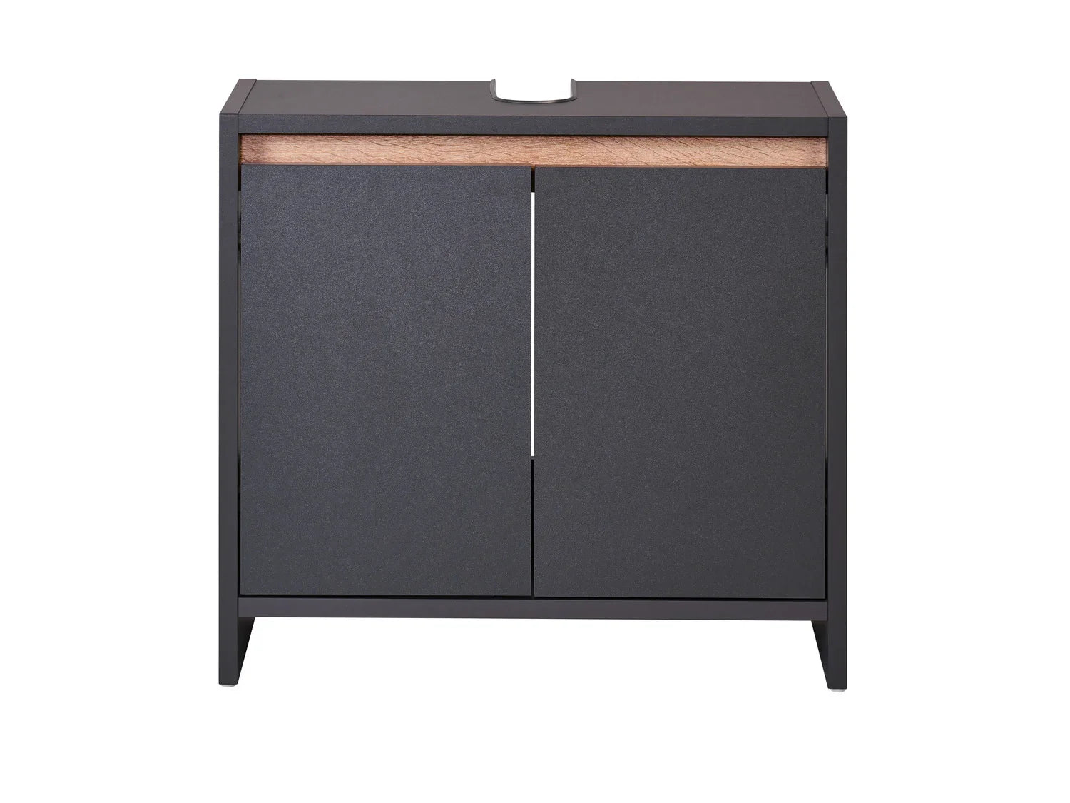 LIVARNO home Meuble sous-vasque Oslo, 60 x 55 x 28 cm, anthracite