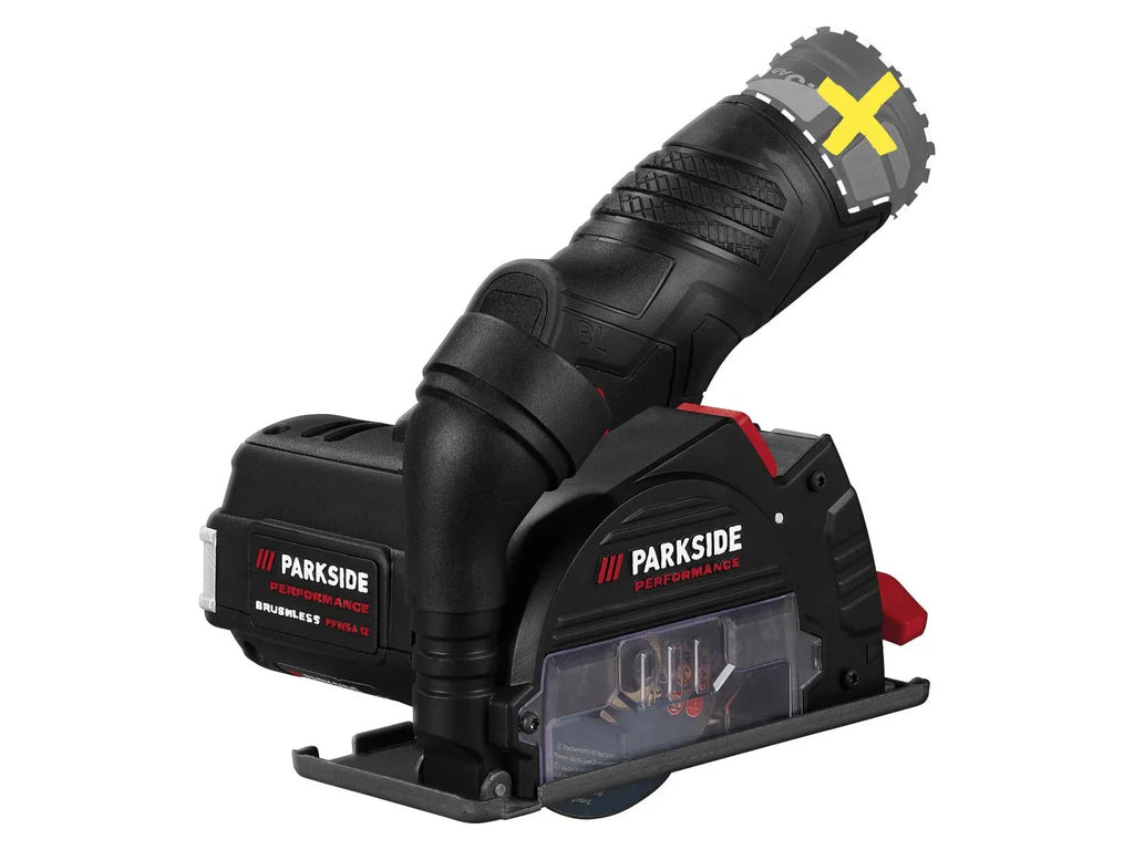 PARKSIDE PERFORMANCE Meuleuse dangle sans fil PPWSA 12 A1, 76 mm, 12 V