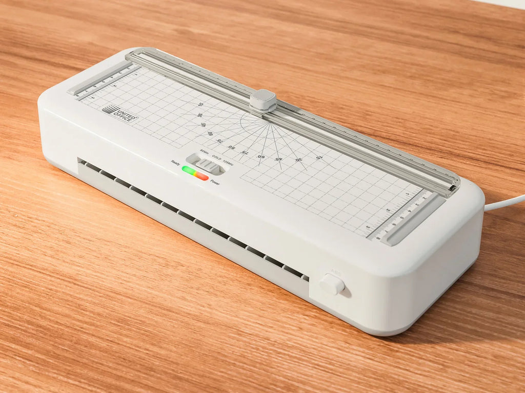 UNITED OFFICE Plastifieuse A4 ULG 395 C1, blanc