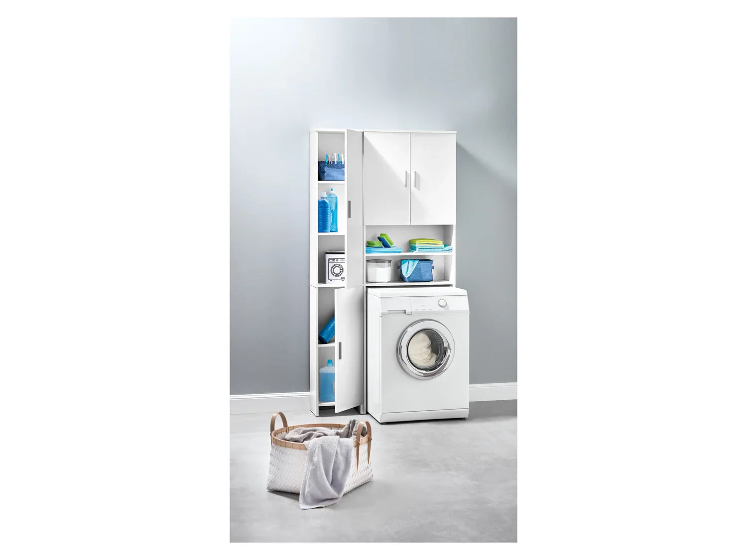 LIVARNO home Meuble d'appoint Liverpool, 32 x 190 x 25 cm, blanc