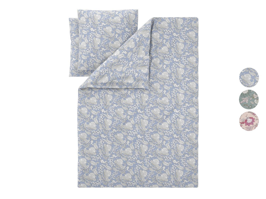 LIVARNO Parure de lit ou parure de lit double face en satin, 260 x 240 cm