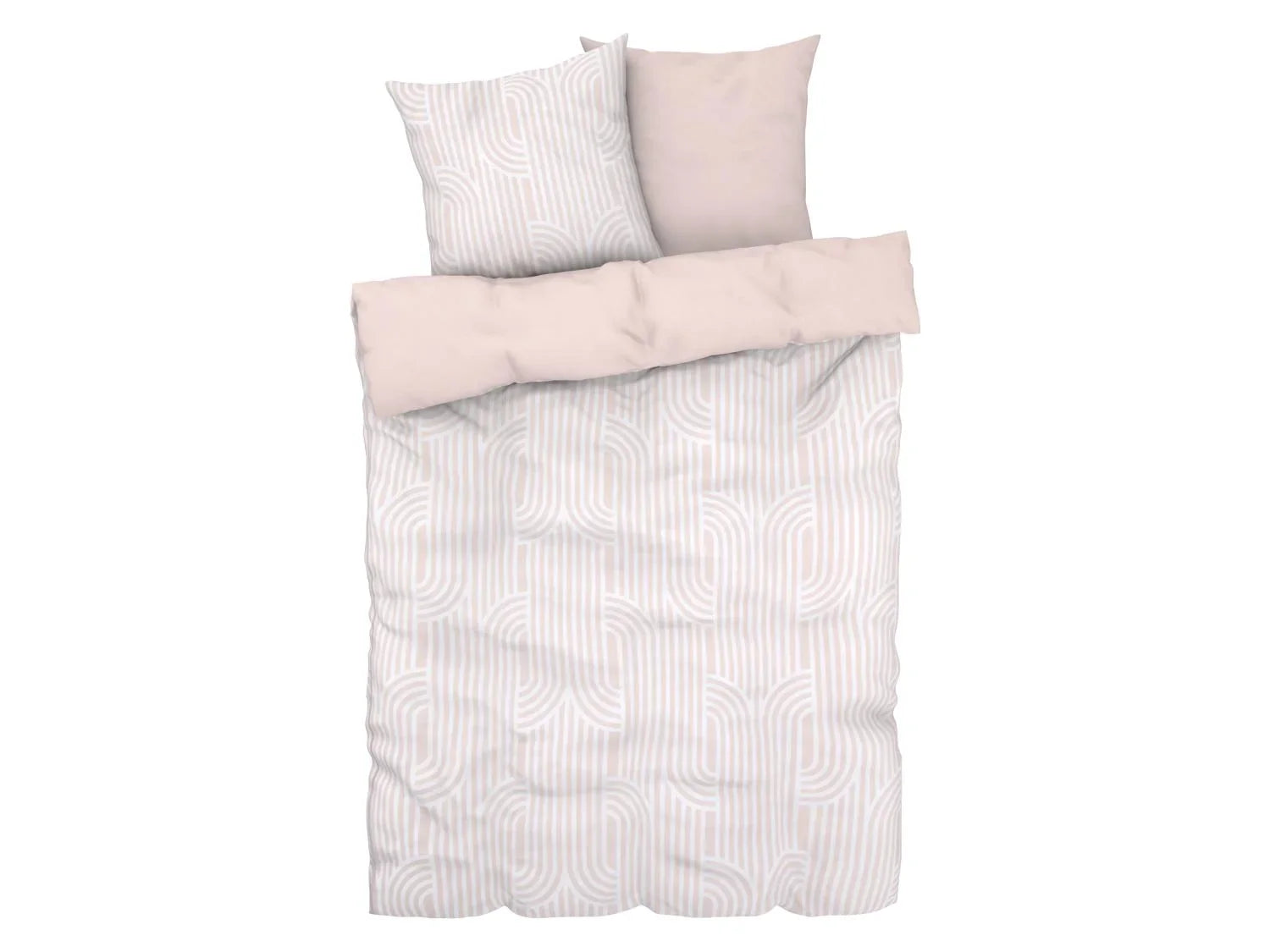 LIVARNO home Parure de lit double face en percale, 240 x 260 cm