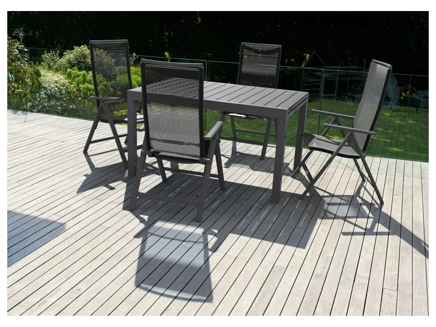 LIVARNO Lot de 2 fauteuils en aluminium Miami