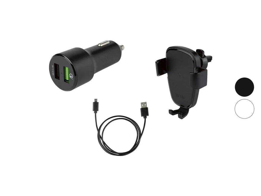 TRONIC Support Smartphone pour voiture avec chargeur Qi TKHQ 10 A1, 10 W