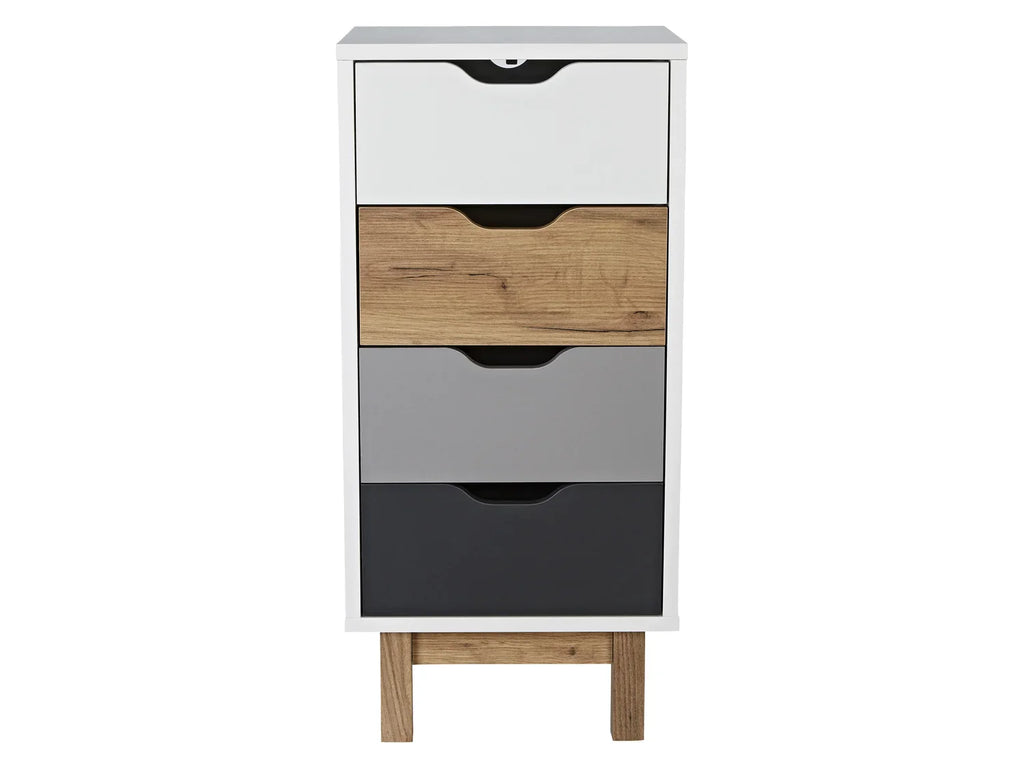 LIVARNO home Commode avec 4 tiroirs, 40 x 85 x 35 cm