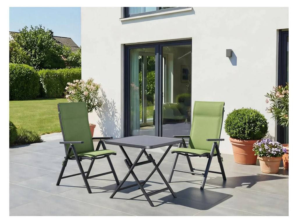 LIVARNO Table en aluminium Houston / Toronto, 70 x 70 x 70 cm