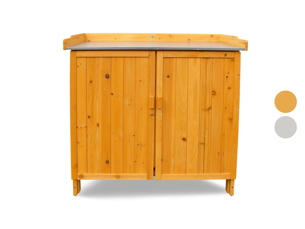 HABAU Table de jardin avec meuble bas, 98 x 48 x 95 cm