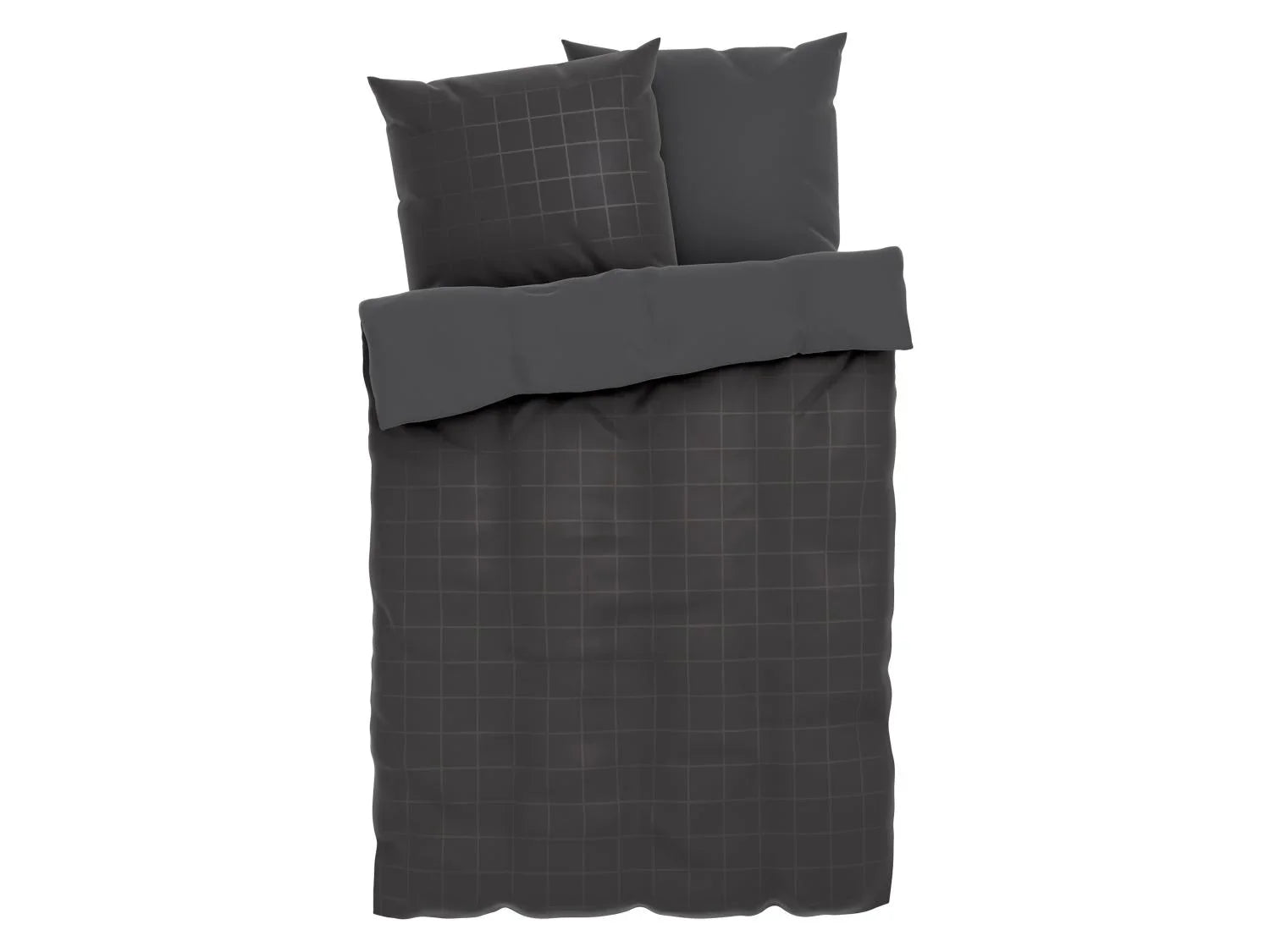 LIVARNO home Parure de lit en satin rversible, 260 x 240 cm